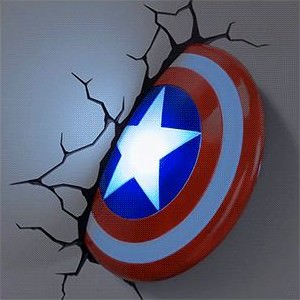 Captain America Sheild Night Light