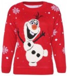 Frozen Christmas sweater with Olaf on the front