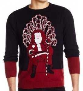 Game Of Thrones Santa Throne Ugly Sweater
