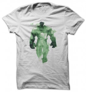 Hulk Faded Green Paint T-Shirt