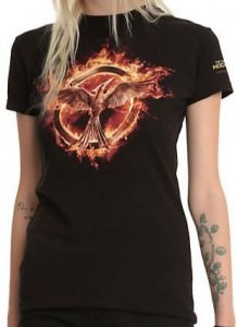 Mockingjay On Fire T-Shirt