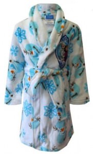 Olaf Anna And Elsa Kids Robe