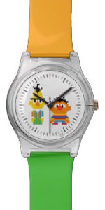 Pixel Bert and Ernie Watch