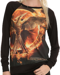 The Hunger Games Mockingjay Logo Pullover