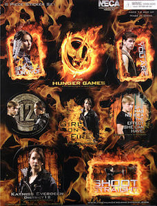 The Hunger Games Quotations Sticker Set