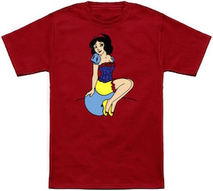 princess Snow White Pin Up T-Shirt