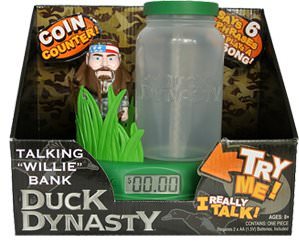 Duck Dynasty Talking Willie Money Bank