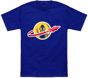 Futurama Bender Space Ship T-Shirt