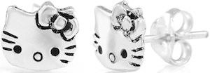 Hello Kitty Sterling Siver Earrings