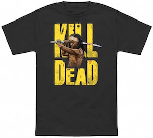 The Walking Dead Michonne Kill Dead T-Shirt