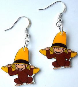 Curious George Earrings