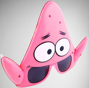 Spongebob Sunglasses Shaped Like Patrick