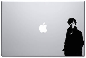 Sherlock Holmes Laptop Decal