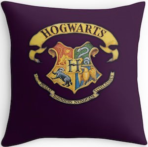Harry Potter Hogwarts Crest Pillow