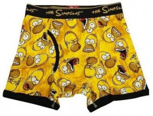 The Simpsons Homer Face Boxers