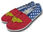 Wonder Woman Slip On Shoes