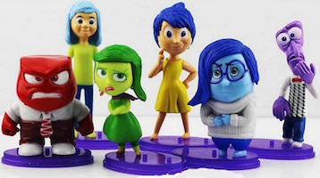 Disney Inside Out 6 Piece Figurine Set