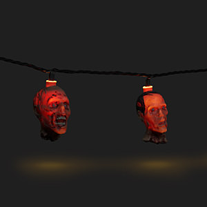 Walking Dead Walker Heads String Lights