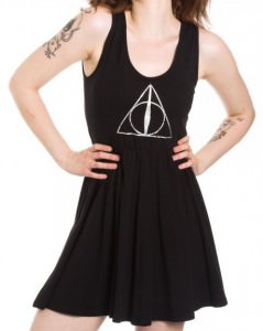 Deathly Hallows Symbol A Line Dress