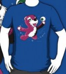 Purple Breaking Bear Eyeball T-Shirt