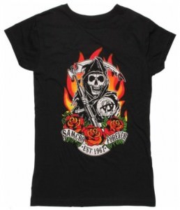 Samcro Forever Red Rose T-Shirt