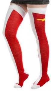 Wonder Woman Suit Over The Knee Socks
