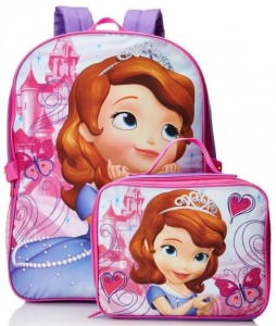 Sofia The First Backpack And Lunch Kit