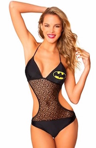 DC Comics Batman Mesh Monokini Swimsuit