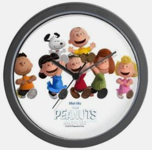 Peanuts Gang Movie Round Wall Clock