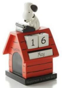 Happiness Is A New Day Snoopy Desk Calendar