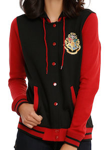 Harry Potter Hogwarts Crest Varsity Jacket