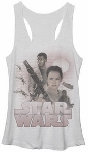 Star Wars Rey And Finn Women's Tank Top