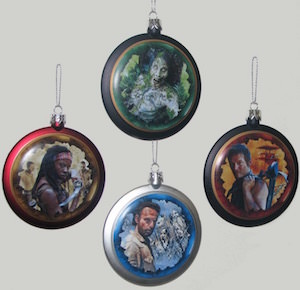 The Walking Dead Christmas Ornament Set