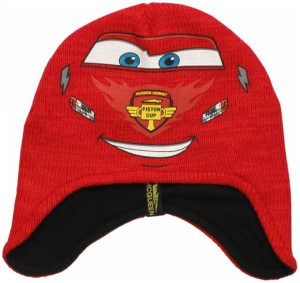Lightning McQueen Face Beanie Hat
