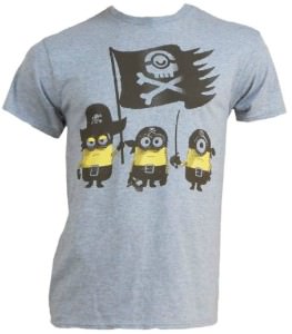 Minion Pirates Adult T-Shirt
