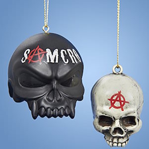 SAMCRO Skulls Christmas Ornaments