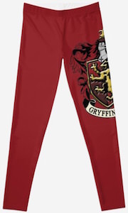 Harry Potter Red Gryffindor Logo Leggings