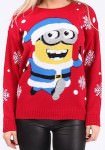 Running Minion Christmas sweater
