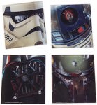 Star Wars Glass Coaster Set