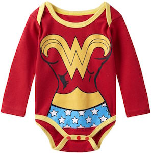 Wonder Woman Baby Girl Costume Bodysuit