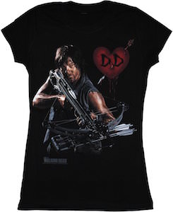 The Walking Dead Love Daryl And His Crossbow T-Shirt