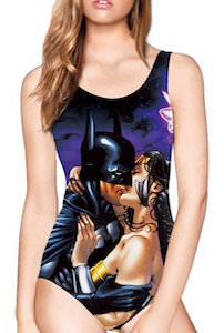Women's Batman And Wonder Woman Swimsuit