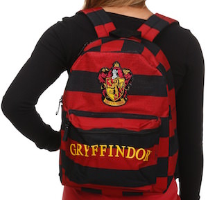 Harry Potter Gryffindor Hooded Backpack