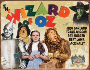 Wizard Of Oz 70th Anniversary Tin Sign