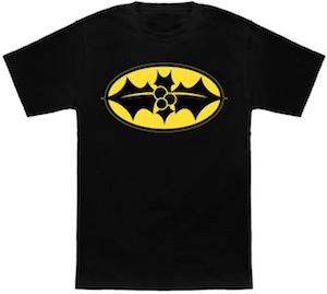 Christmas Batman Logo T-Shirt