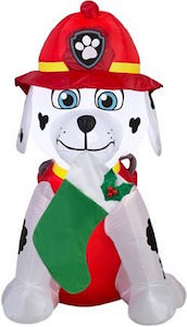 PAW Patrol Marshall Christmas Outdoor Inflatable