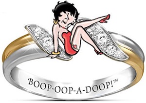 Betty Boop Two Tone Ring