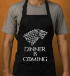 Dinner Is Coming Apron