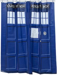 Doctor Who Tardis Shower Curtain