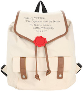 Harry Potter Hogwarts Letter Slouch Backpack